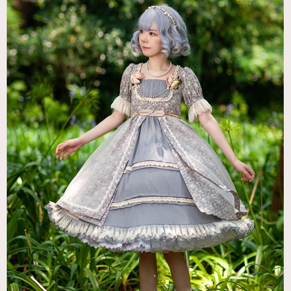 Rose Afternoon Tea Classic Lolita Dress OP by Infanta (IN013)